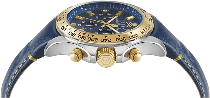 Philipp Plein Mens Watch Nobile Wonder Chronograph Blue