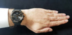 Tissot T Classic PR 100 Chronograph Anthracite Black Dial Black Mesh Bracelet Watch For Men - T101.417.23.061.00