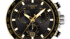 Tissot Supersport Chrono Black Dial Silver Steel Strap Watch For Men - T125.617.21.051.00