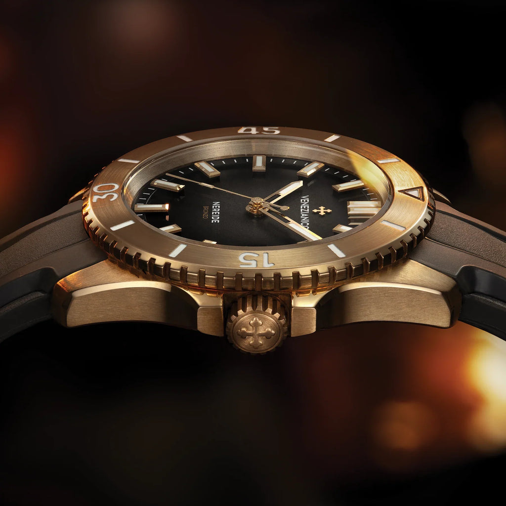 Venezianico Nereide Bronzo Men's Gold Grey Watch