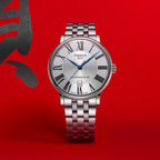 Tissot T Classic Carson Premium Powermatic 80 Silver Dial Silver Steel Strap Watch For Men - T122.407.11.033.00