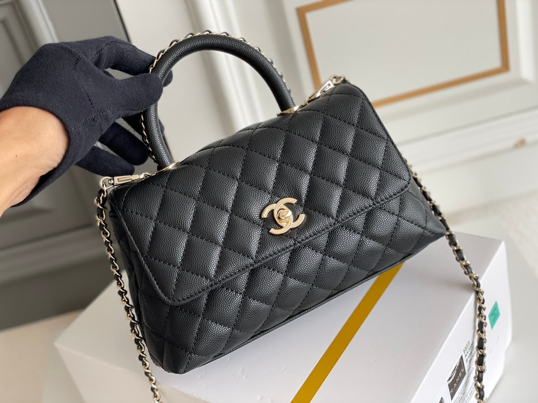 Serenityll™ 100142 Luxury Bag Small/Mini Bag Black - 24x14x10cm