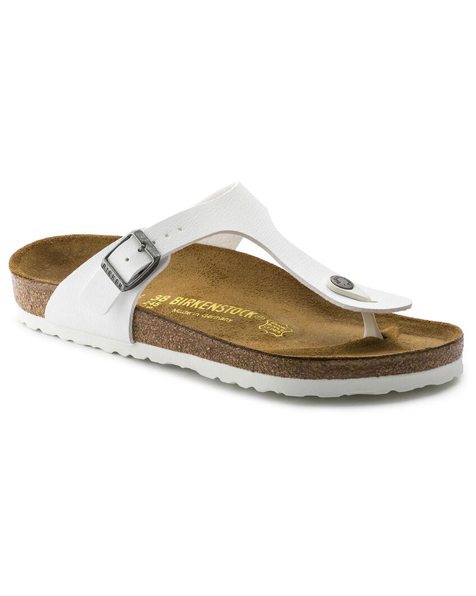 Gizeh White Birko-Flor Sandals