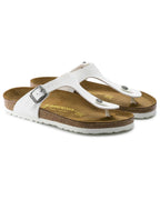 Gizeh White Birko-Flor Sandals