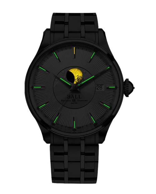 Ball Trainmaster - Moon Phase NM3082D-SJ-SL