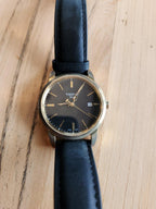 Tissot T Classic Dream Black Dial Black Leather Strap Watch for Men - T033.410.36.051.01