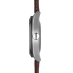 Tissot Gentleman Powermatic 80 Silicium Silver Dial Brown Leather Strap Watch For Men - T127.407.16.031.01