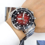 Tissot Seastar 1000 Chronograph Red Dial Silver Steel Strap Watch For Men - T120.417.11.421.00