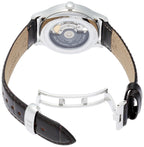 Tissot T Classic Tradition Powermatic 80 Open Heart Silver Dial Brown Leather Strap Watch for Men - T063.907.16.038.00