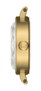 Tissot Lovely Round Green Mother of Pearl Dial Green Leather Strap Watch for Women - T140.009.36.091.00
