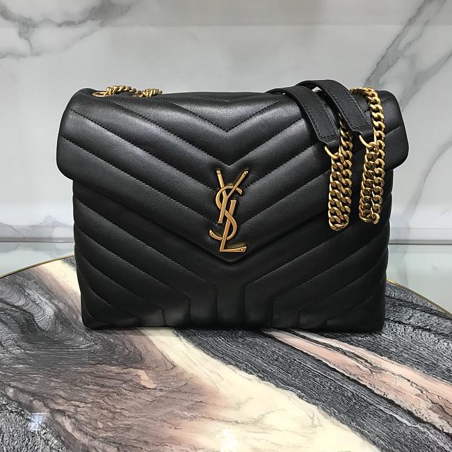 Serenityll™ 100222 Luxury Bag Black in Gold 32x22x11cm