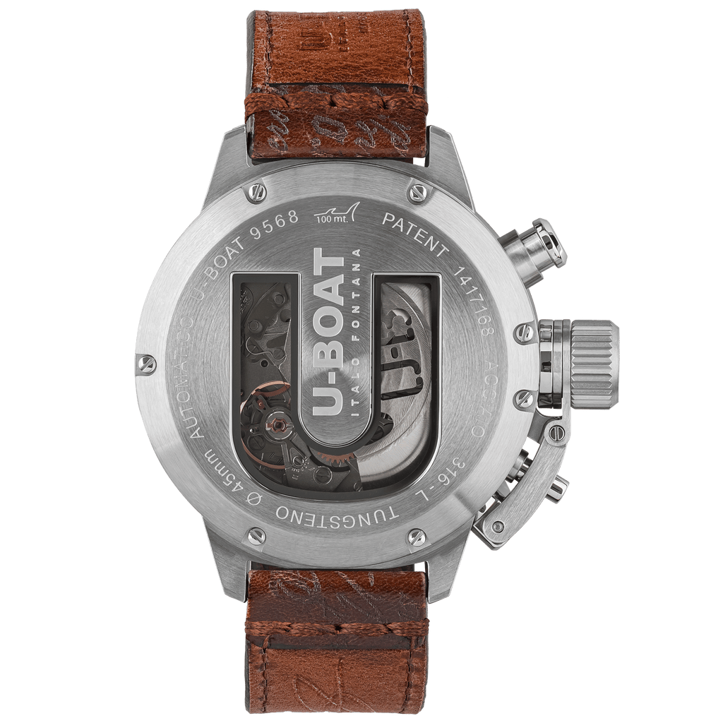 U-Boat Men's Watch Classico Tungsteno CAS2 Chronograph Beige