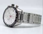 Tissot T Sport PRS 516 Chronograph White Dial Silver Steel Strap Watch For Men - T100.417.11.031.00