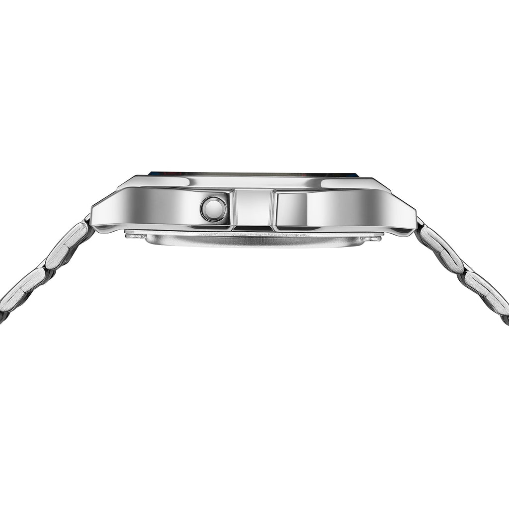 Casio Stainless Steel Digital Silver Dial Watch A158WA-1A