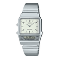 Casio Vintage Retro Duo Cream Dial Men's Watch AQ800E-7A2