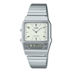 Casio Vintage Retro Duo Cream Dial Men's Watch AQ800E-7A2