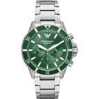 Emporio Armani Men's Watch Diver Chronograph 43mm Green