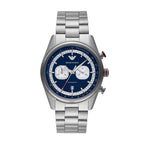 Emporio Armani Chronograph Blue Dial 42mm Men's Watch AR11676