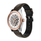 Emporio Armani Antonio 43mm Brown Leather Strap Men's Watch AR60094