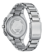 Citizen Attesa Satellite Wave Eco-Drive Black Dial Titanium Watch CC4104-53E
