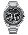 Citizen Attesa Satellite Wave Eco-Drive Black Dial Titanium Watch CC4104-53E