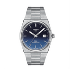Tissot Powermatic 80 Automatic Gradient Blue Dial Silver Steel Strap Watch for Men - T137.407.11.051.01