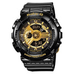 Casio Baby-G Ladies Watch Big Case Black/Gold