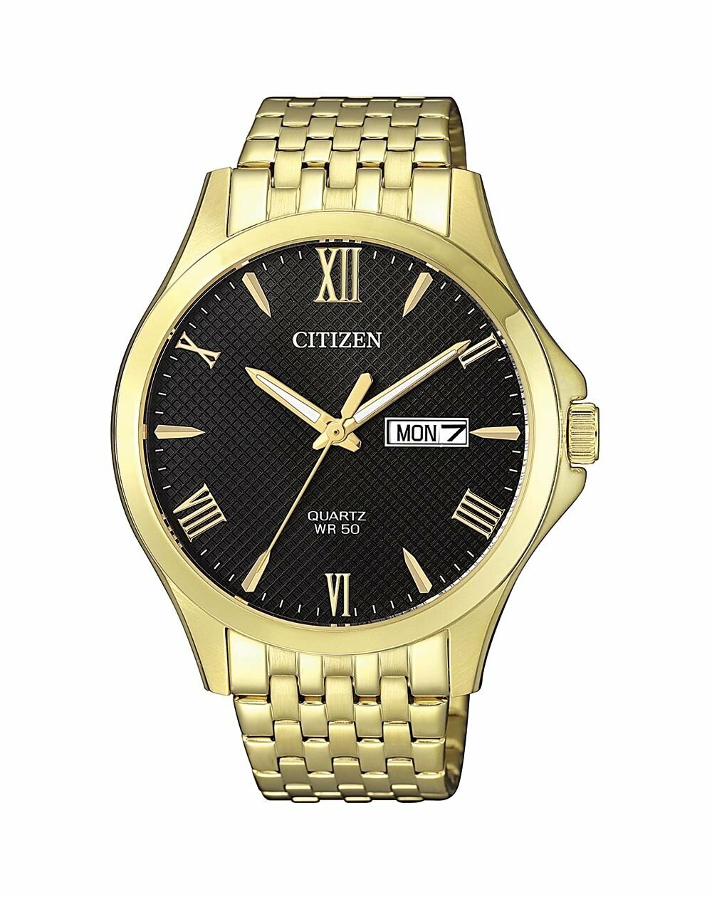 Citizen Quartz Gold-Tone Grey Dial BF2022-55H