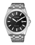 Citizen Eco-Drive Black Dial Stainless Steel BM7108-81E