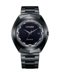 Citizen Eco-Drive Black Stainless Steel Watch Starry Sky Dial BN1015-52E