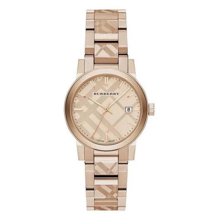 Burberry The City Ladies' 34mm Rose Gold Watch