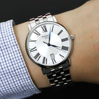 Tissot Carson Premium Silver Dial Silver Steel Strap Watch for Men - T122.417.11.033.00