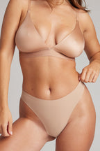 Base High Thong in Buff (Pack)