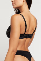 Cloud Cotton Thong in Black (Pack)