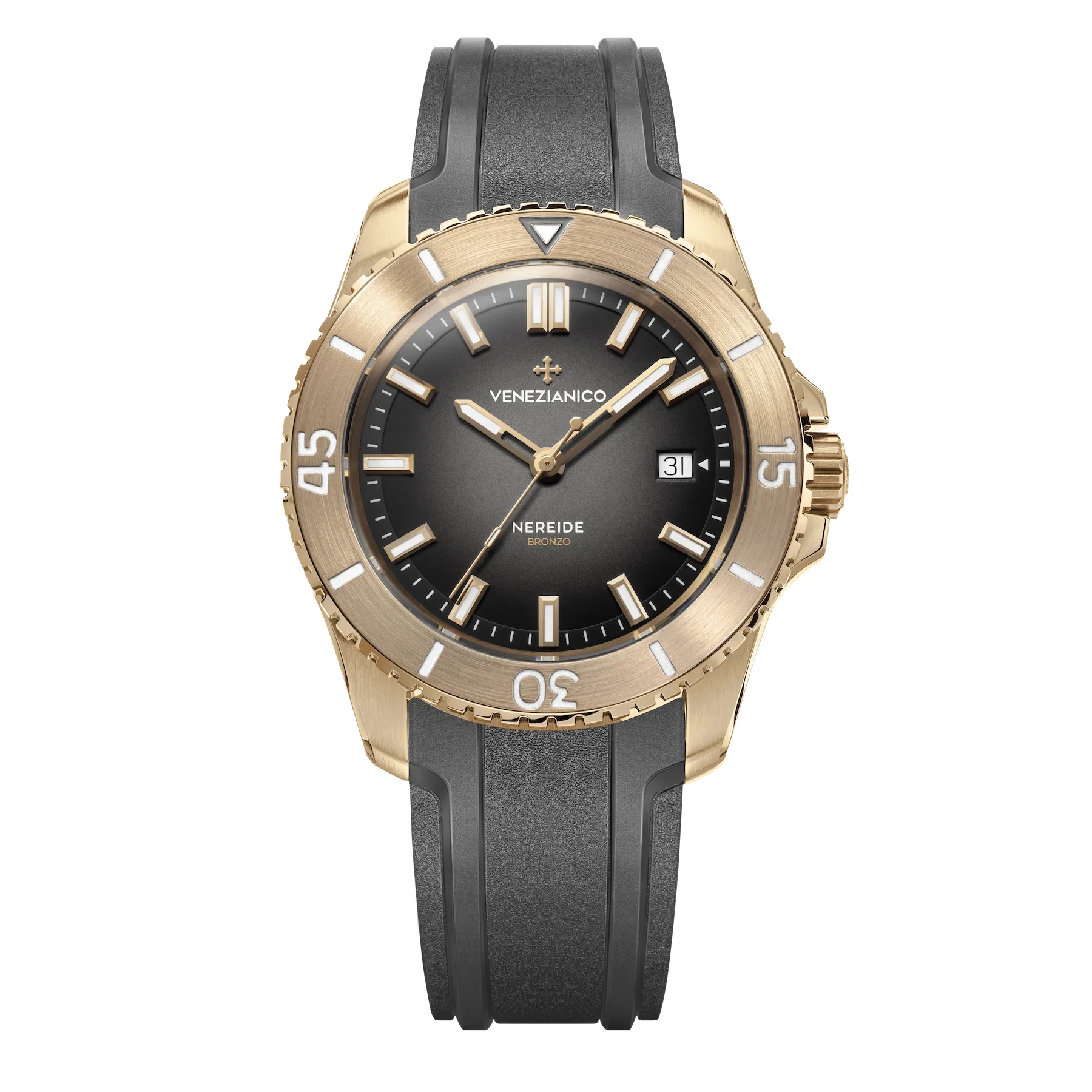 Venezianico Nereide Bronzo Men's Gold Grey Watch