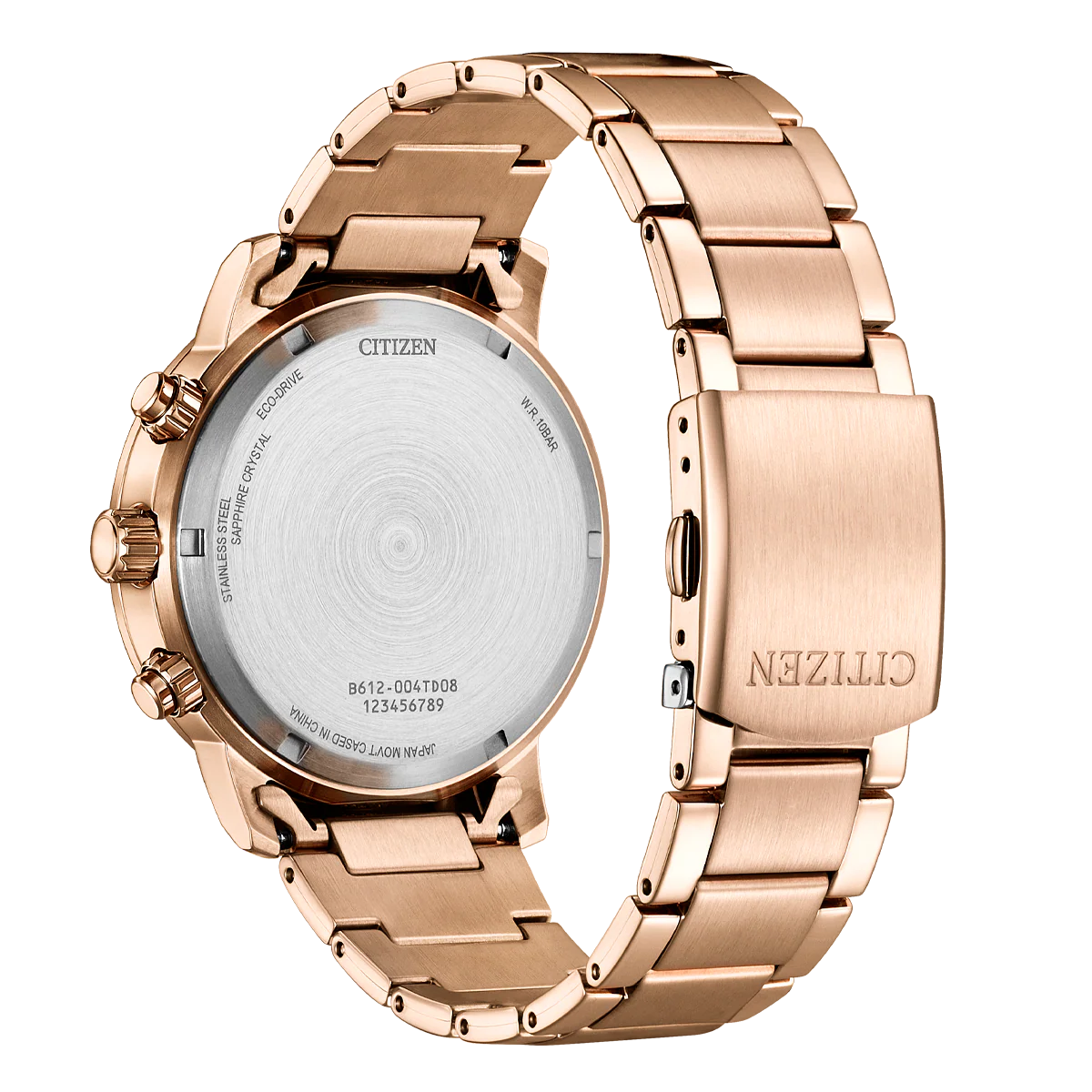 Citizen Eco-Drive Chronograph Pink Gold CA0848-85E