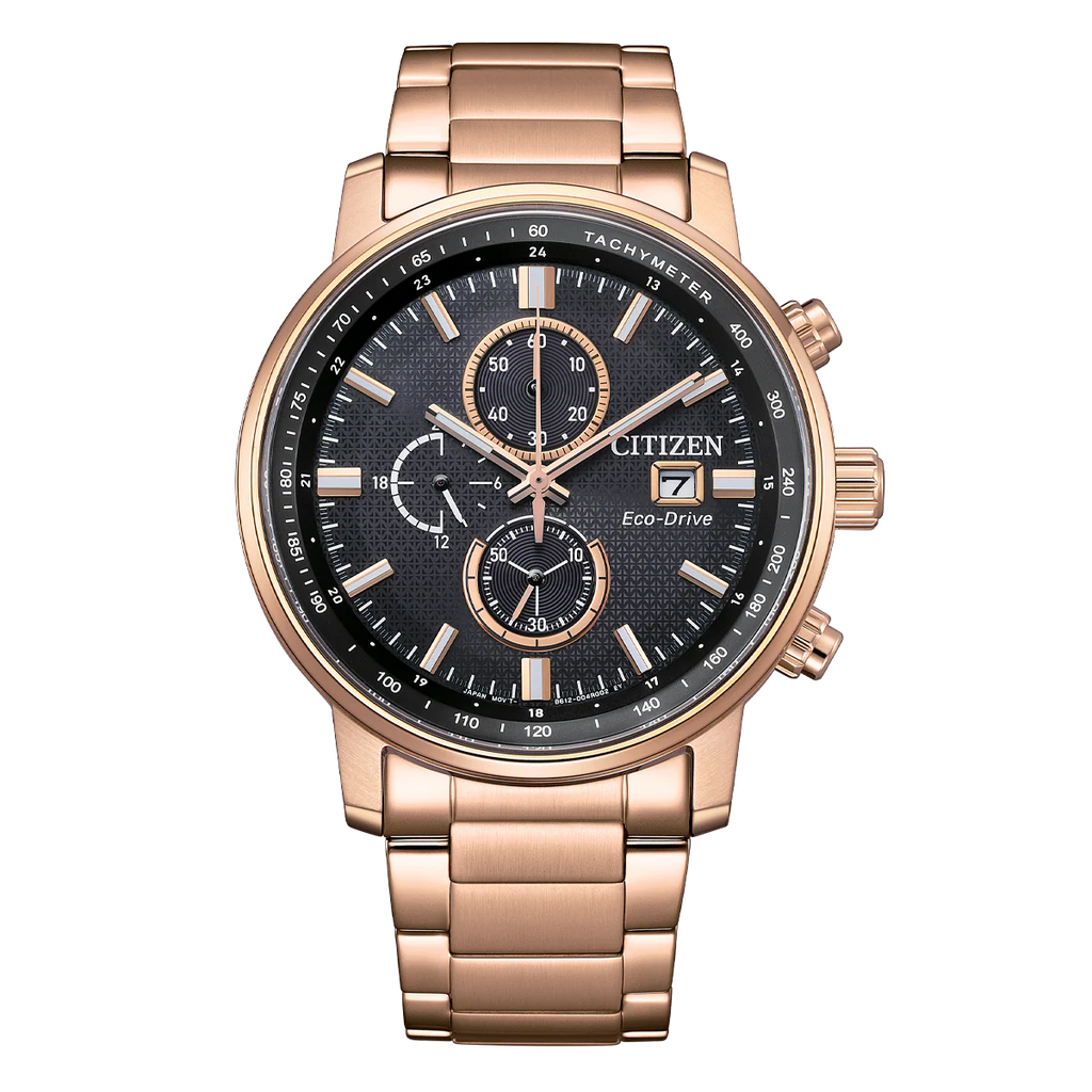 Citizen Eco-Drive Chronograph Pink Gold CA0848-85E