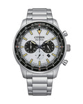 Citizen Eco-Drive Stainless Steel White Dial Watch CA4500-91A