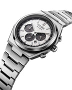 Citizen Eco-Drive Zenshin Chrono Teal Dial Titanium Watch CA4610-85A