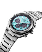 Citizen Eco-Drive Zenshin Chrono Blue Dial Titanium Watch CA4610-85M
