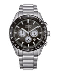 Citizen Eco-Drive Black Dial Stainless Steel Watch CA4674-58E