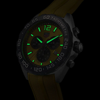 Tag Heuer Formula 1 Men's Yellow Chronograph Watch