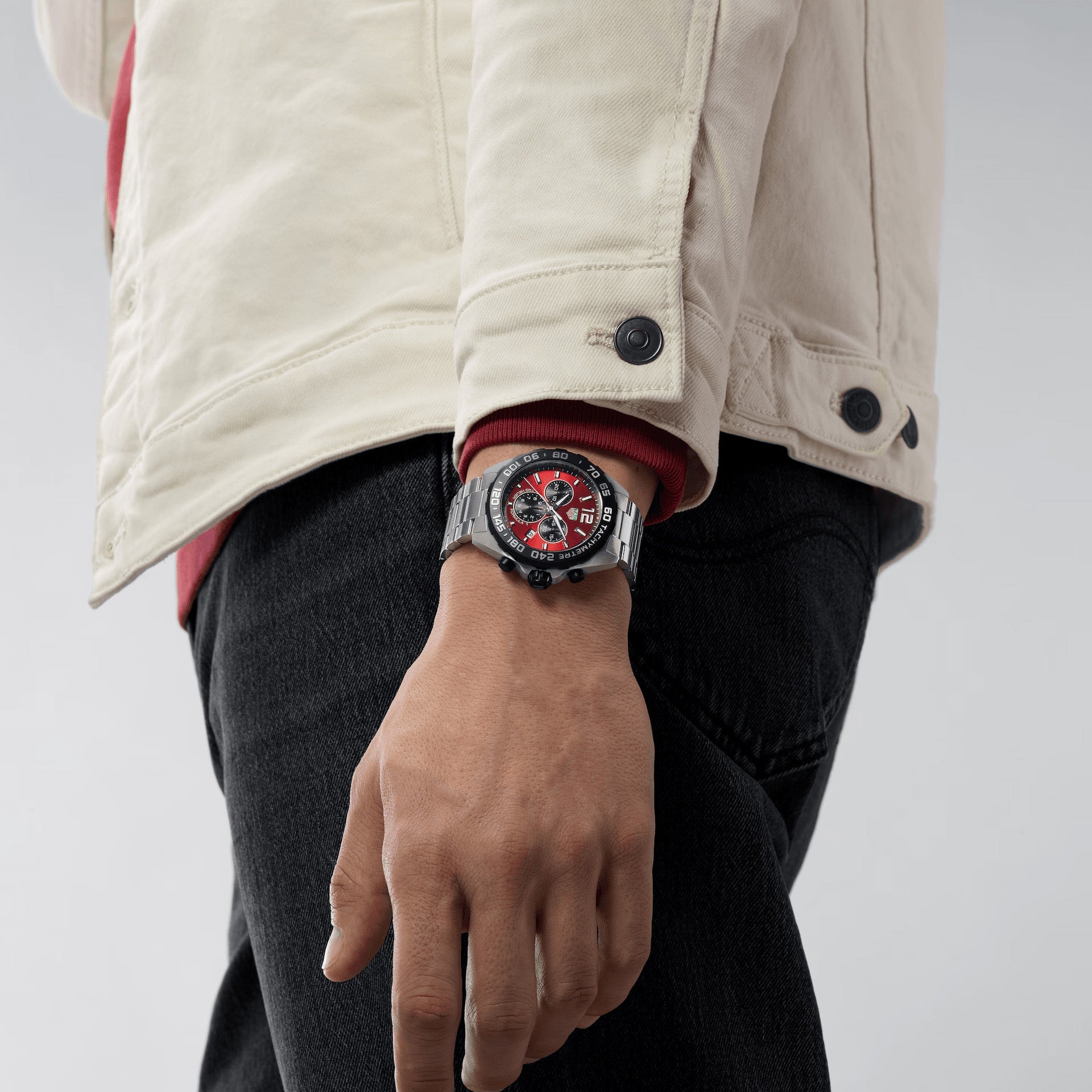 Tag Heuer Formula 1 Men's Red Chronograph Watch