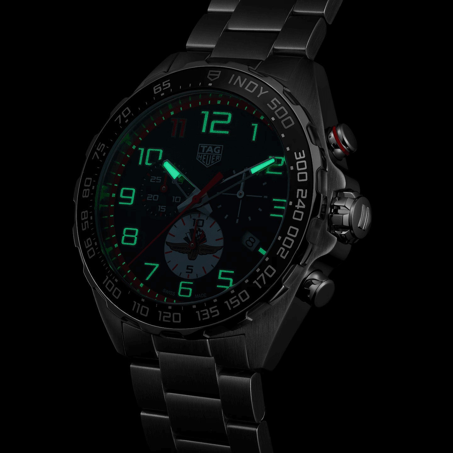 Tag Heuer Formula 1 Men's Black Chronograph X Indy 500 Special Edition Watch
