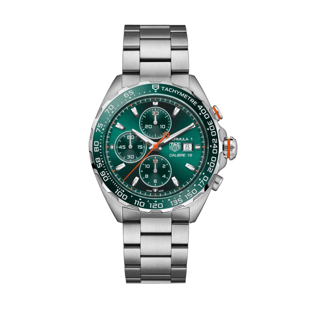 Tag Heuer Formula 1 Men's Green Chronograph Watch