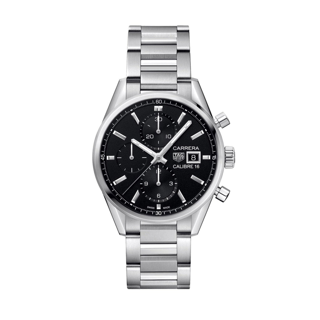 Tag Heuer Carrera Men's Black Chronograph Watch
