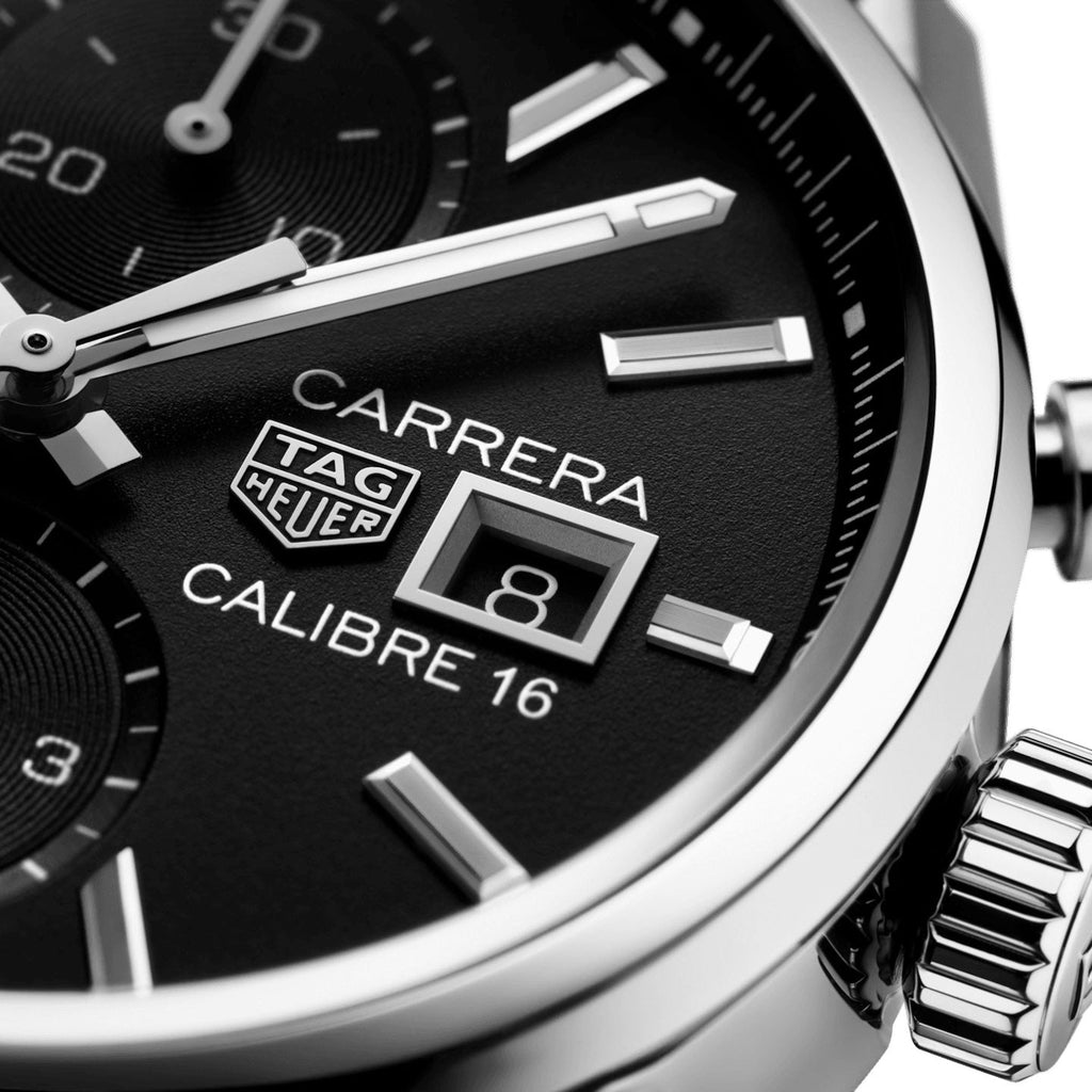 Tag Heuer Carrera Men's Black Chronograph Watch