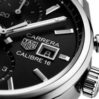 Tag Heuer Carrera Men's Black Chronograph Watch