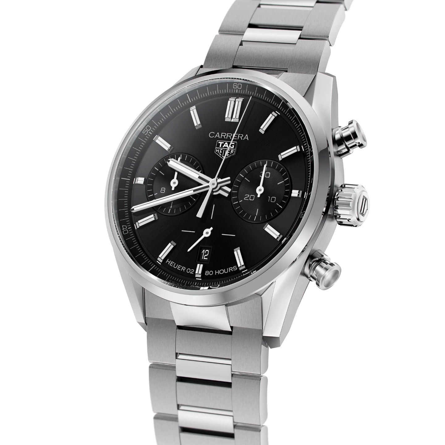 Tag Heuer Carrera Men's Black Chronograph Watch