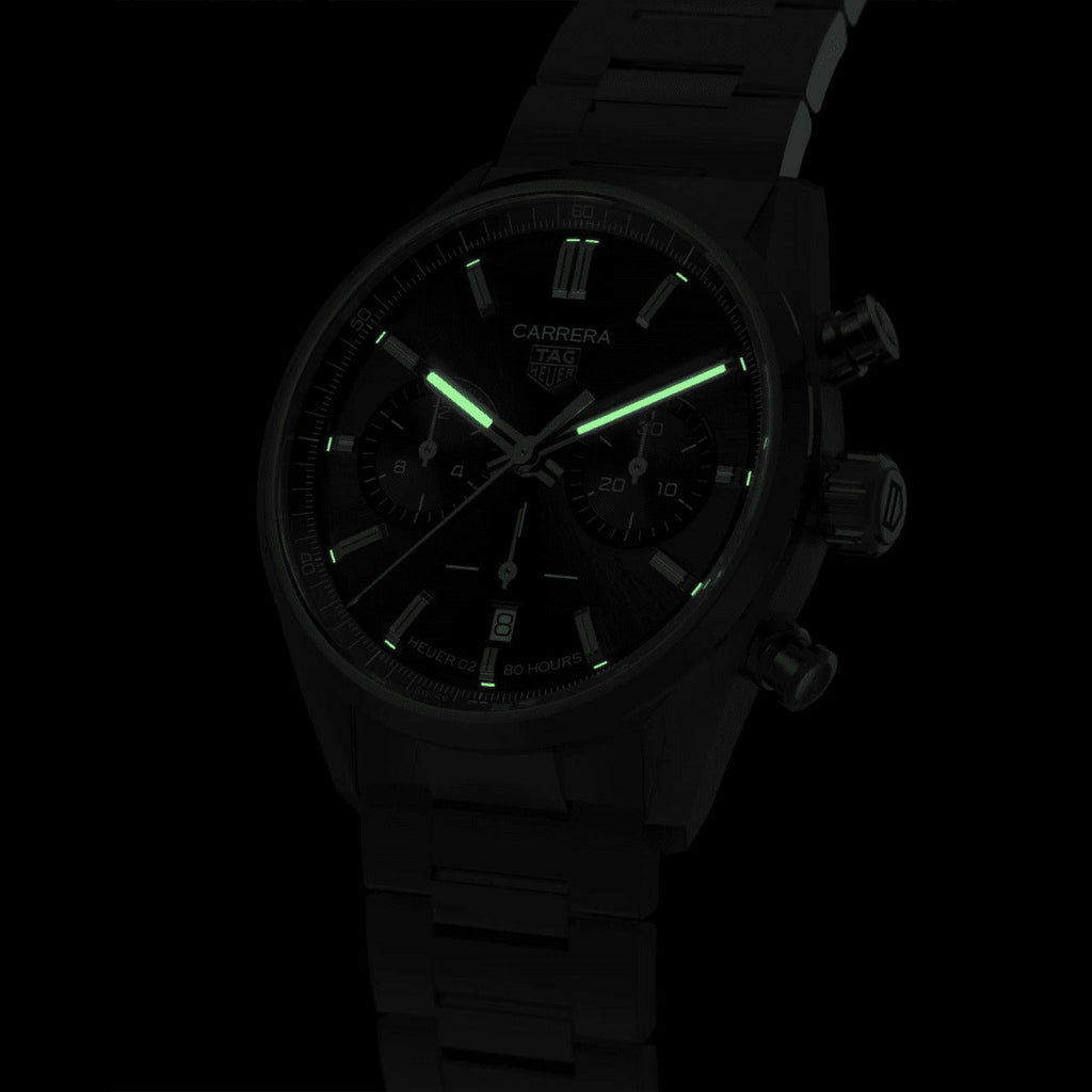 Tag Heuer Carrera Men's Black Chronograph Watch